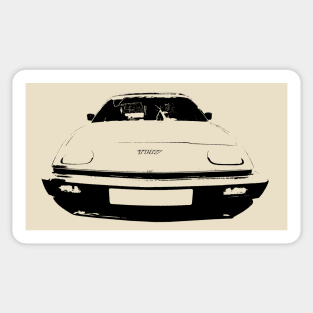 Triumph TR7 British classic car monoblock black Sticker